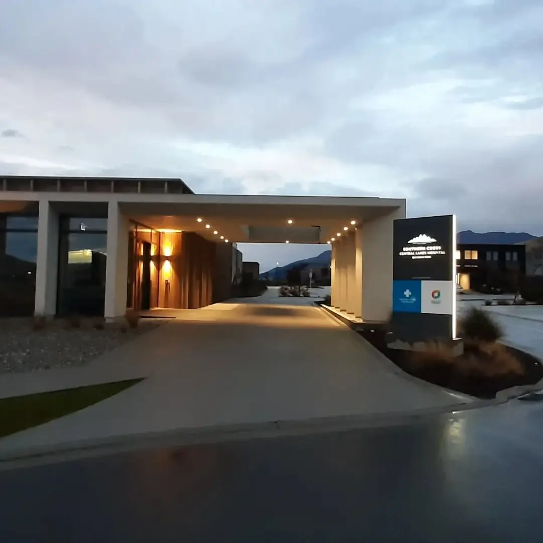 Commercial building with completed waterproofing coating in Queenstown